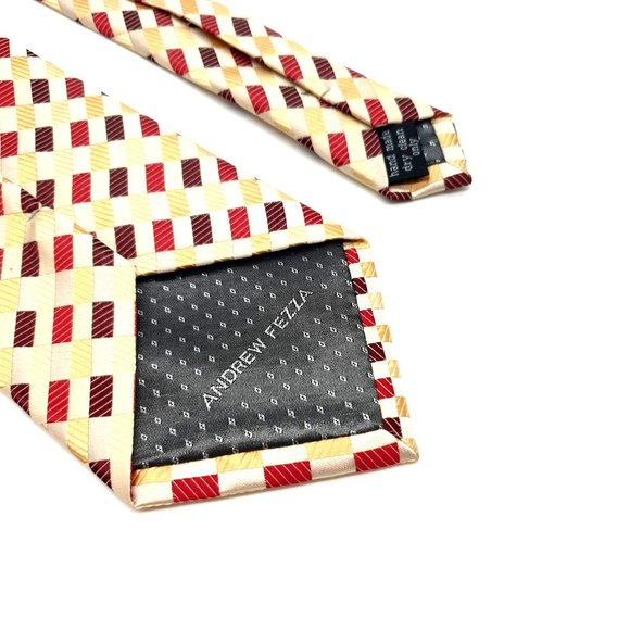 Andrew Fezza New York Mens Necktie Designer Accessory Work Casual Dad Gift - Picture 4 of 5